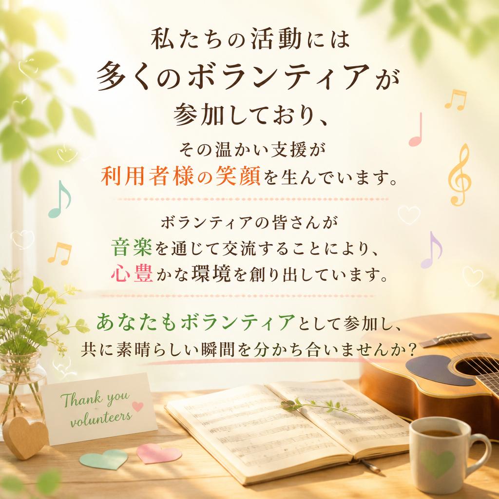 ボランティアの大切な役割