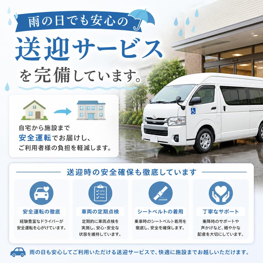 安心・安全な送迎サービス